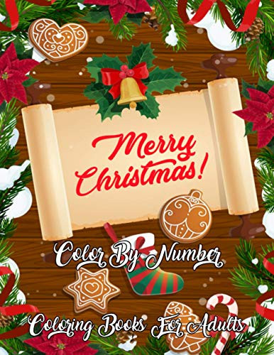 Merry Christmas Color By Number Coloring Books For Adults Creative Haven Country Christmas Color By Numbers Book for Adults Featuring Beautiful Winte