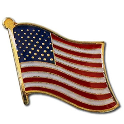 Backwoods Barnaby American Flag USA Lapel Pin Backwoods Barnaby American Flag USA Lapel Pin