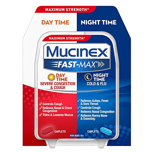 Mucinex Fast_Max DayNight Severe Congestion  and  Cough Caplets_ 30ct