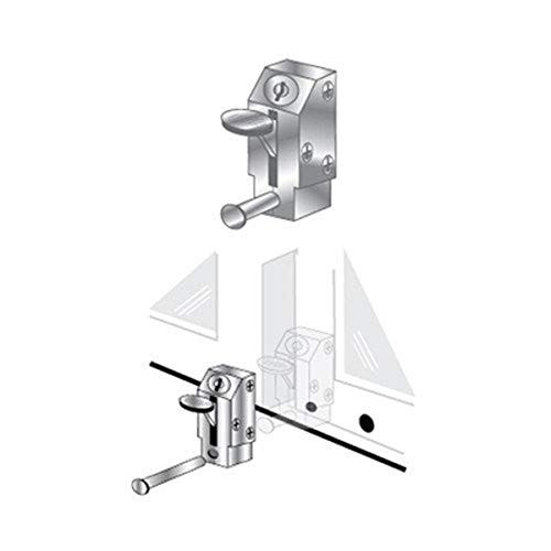 Pro_Lok _ EPL_105_AL Patio Door Lock _ Keyed Lever  Aluminum Finish