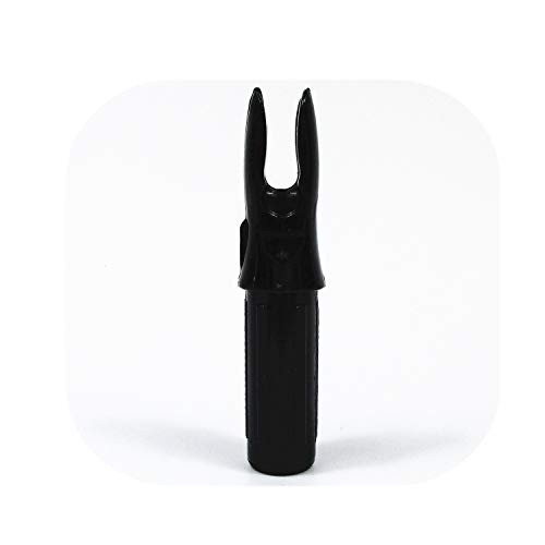 MS JUMPPER 30 Pack Archery Arrows Nocks 6_20mm_244 inch Inside Diameter Plastic Knock Compound Recurve Bow  Black
