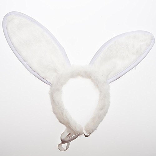 Rubies Costume Co Plush Bunny Ears Costume White Costume