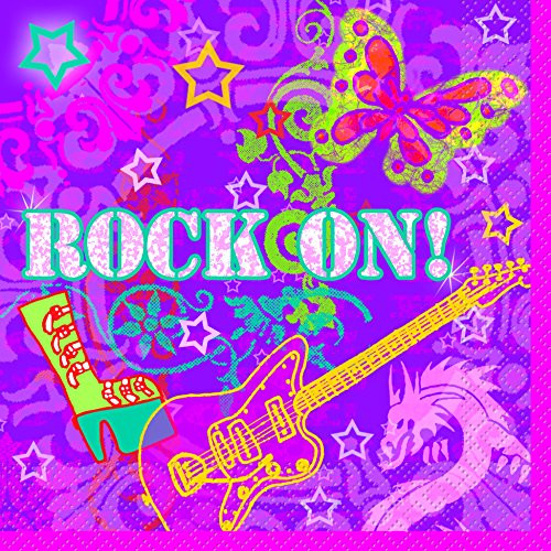 Rock On Lunch Napkins 16ct