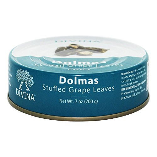 Divina Stuffed Grape Leaves  Dolmas  in Can_ 7 ounce