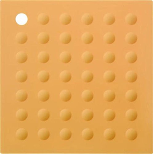 Lamson  HotSpot Pot Holder, 7" x 7", Mango, Silicone