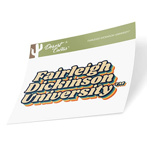 Fairleigh Dickinson University FDU Knights Devils NCAA Vinyl Decal Laptop Water Bottle Car Scrapbook  70s Name Sticker