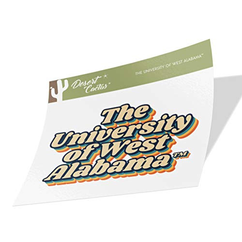 University of West Alabama UWA Tigers NCAA Vinyl Decal Laptop Water Bottle Car Scrapbook  70s Name Sticker