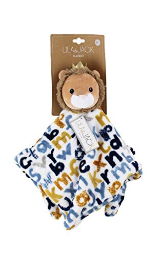 Lila  and  Jack Baby Lovey _ Swaddling Blankets_ Baby Stuffed Plush Animal Blanket_ Soft Toy _ Baby  and  Toddler Security Blanket 16x16