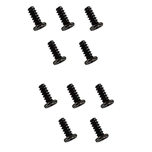 Yoogeer 10Pcs Black Screws Replacement Part for Playstation 4 PS4 Controller _Black