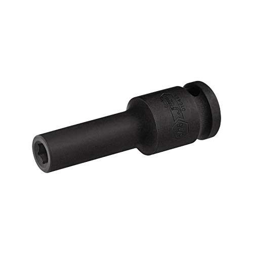 Jetech 12 Inch Drive 516 Inch Deep Impact Socket_ Made with Heat_Treated Chrome Molybdenum Alloy Steel_ 6_Point Design_ SAE