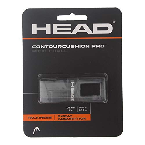 HEAD Contour Cushion Pro Pickleball Replacement Grip_ Black_ one Size