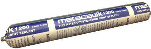 Rectorseal 66292 20.2-Ounce Sausage Pack Metacaulk 1200 Firestop Mastic