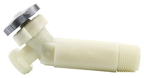Camco 11543 3/4" Plastic Water Heater Drain Valve with 3" Shank