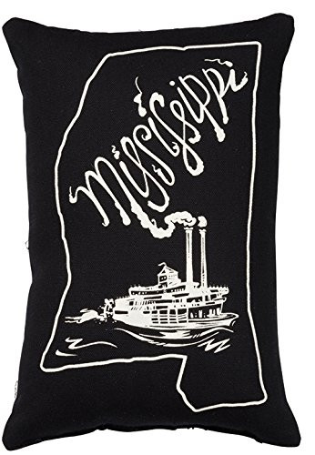 Primitives by Kathy Home State Mississippi Decorative Throw Pillow, 8 x 12-Inch