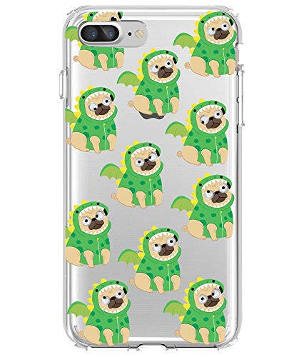 Shark Compatible Cute Pug Dinosaur Funny Wiggle Googly Eyes Plastic Back Cases for iPhone 12 Pro Max 6_7 inch
