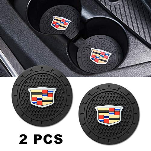 Brandless Car Interior Accessories for Cadillac Cup Holder Insert Coaster _ Silicone Anti Slip Cup Mat for Cadillac XT4 XT5 XT6 Escalade CT5 CTS XTS C