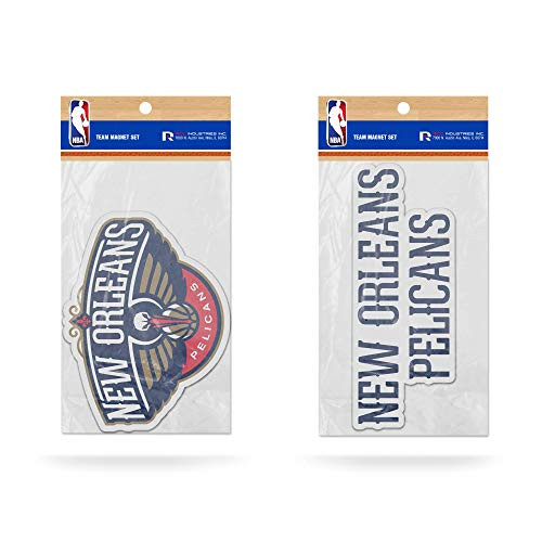 NBA Rico Industries 2_Pack Die Cut Team Logo Magnet Set_ New Orleans Pelicans