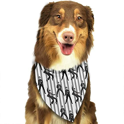 KZEMATLI Prison Rock Dog Bandanas Triangle Bibs Dog Kerchief Set Scarfs Accessories for Small to Large Dogs Cats Pets