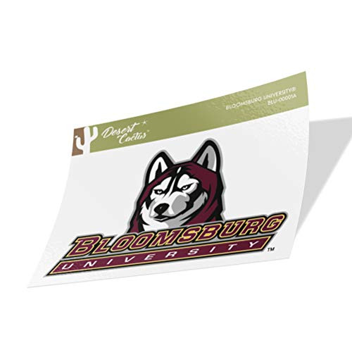 Bloomsburg University Huskies NCAA Vinyl Decal Laptop Water Bottle Car Scrapbook  Sticker _ 00001A