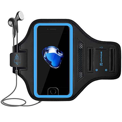 iPhone 78 Plus Armband _ LOVPHONE Sport Running Exercise Gym Sportband Case for Apple iPhone 8 PlusiPhone 7 PlusiPhone 6 Plus6s Plus_ with Key Hol