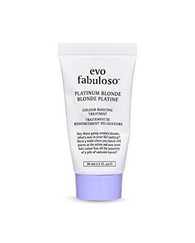 EVO Fabuloso Platinum Blonde Color Intensifying Conditioner_ 1_1 Fl ounce_ Travel Size