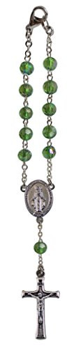 Cathedral Art MayEmerald Birthstone Car Rosary