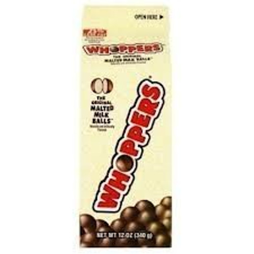 Whoppers Malted Milk Balls_ 12 ounce Carton Whoppers Malted Milk Balls_ 12 ounce Carton