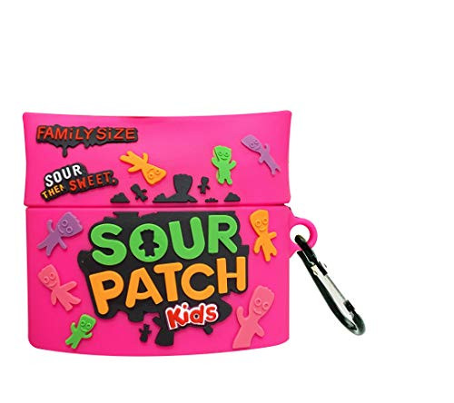 Airpod Pro Case_ Cute 3D Funny Sour Patch Cartoon Soft Silicone Cover_ Kawaii Cool Keychain Design Skin_ for Girls Children and Boys Airpod Pro Case
