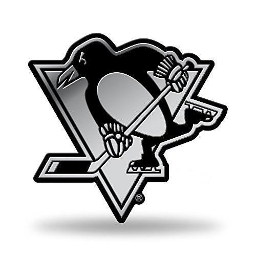 NHL Rico Industries Chrome Finished Auto Emblem 3D Sticker_ Pittsburgh Penguins NHL Rico Industries Chrome Finished Auto Emblem 3D Sticker_ Pittsburgh Penguins
