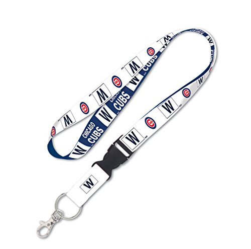 WinCraft MLB Chicago Cubs Lanyard with Detachable Buckle_ One Size_ Team Color