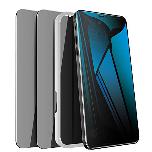 2 Pack  iPhone 12 Pro Privacy Screen Protector_ iPhone 12 Privacy Screen Protector_ Tempered Glass Anti_Spy Screen Protector for iPhone 12 ProiPhone