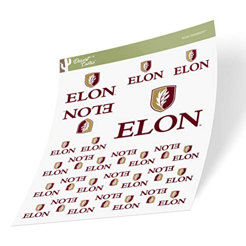 Elon University Phoenix NCAA Sticker Vinyl Decal Laptop Water Bottle Car Scrapbook  Sheet Type 3_1
