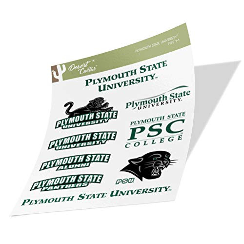 Plymouth State University Panthers NCAA Sticker Vinyl Decal Laptop Water Bottle Car Scrapbook  Type 2 Sheet