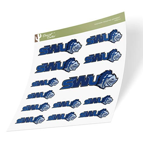 Southern Wesleyan University Warriors NCAA Sticker Vinyl Decal Laptop Water Bottle Car Scrapbook  Sheet Type 3_1