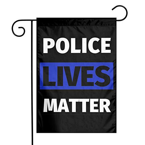 Juhucc Police Lives Matter Flag Double_Sided Garden Flags Banner Car Flag for American Flag Decoration Outdoor Flag 12_5 X18 in Juhucc Police Lives Matter Flag Double_Sided Garden Flags Banner Car Flag for American Flag Decoration Outdoor Flag 12_5 X18 in