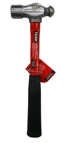 Task Tools T71016 16-Ounce Ball Hammer with Fiberglass Handle