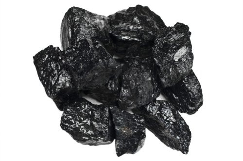 Hypnotic Gems Materials 12 lb Black Tourmaline Stones from Asia _ Rough Bulk Raw Natural Crystals for Cabbing_ Tumbling_ Lapidary_ Polishing_ Wire W