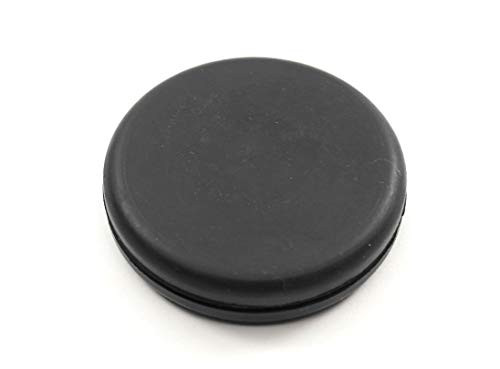 1 38 inch  Rubber Hole Plug fits 1 38 inch  Opening _ Flush Plug _ Grommet Without Hole _ Panel Plug _ Provides Finished Appearance on Both Sides  2