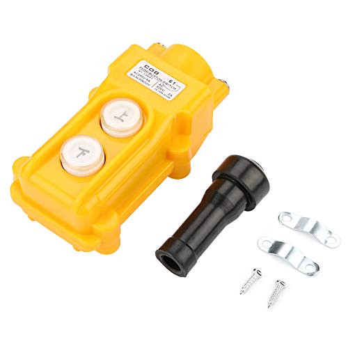 Crane Chain Hoist Push Button Switch Lifting Pendant Controller COB_61 Hoist 2 Buttons Control System for Hoist Crane