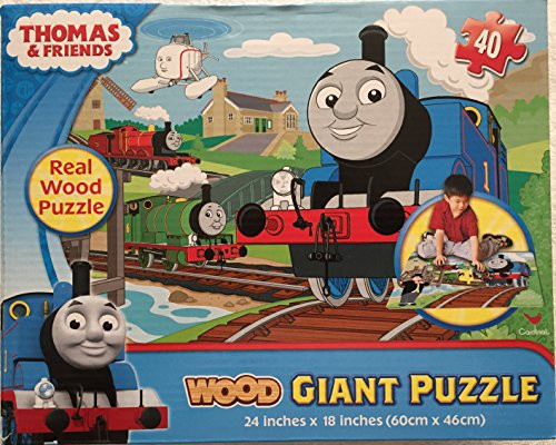 Thomas & Friends 40 Pieces Wood Giant Floor Puzzle by Cardinal Games 90077