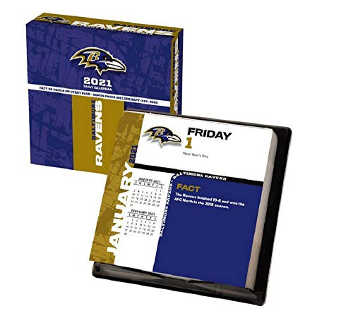 TURNER Sports Baltimore Ravens 2021 Box Calendar  21998051430