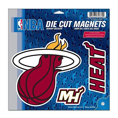 WinCraft NBA Miami Heat Vinyl Magnet_ 11 x 11
