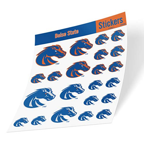 Boise State University BSU Broncos NCAA Sticker Vinyl Decal Laptop Water Bottle Car Scrapbook  Type 1 Sheet C