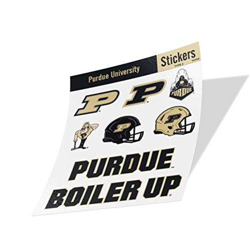Purdue University NCAA Sticker Vinyl Decal Laptop Water Bottle Car Scrapbook  Type 2 Sheet C