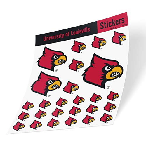 University of Louisville NCAA Sticker Vinyl Decal Laptop Water Bottle Car Scrapbook  Type 3 Sheet C