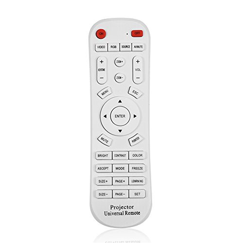 Tangxi Projector Universal Remote Control Universal Replacement Controller for Projector White