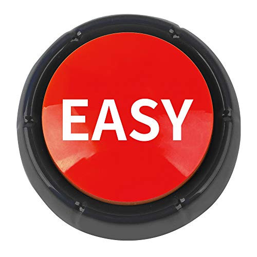 Mealivos Talking Button_Easy Button_Complete RedBlack
