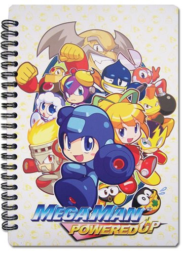 Great Eastern Entertainment Megaman Powered Up- Key Art Notebook