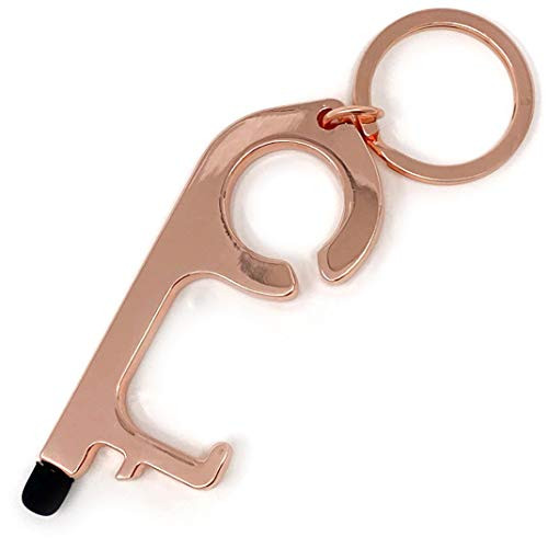 Sophie Peridot Copper Door Opener Tool _ No Touch Keychain Tool _ EDC Keychain _ Touchless _ Elevator Button Pusher _ ATMs _ Screens