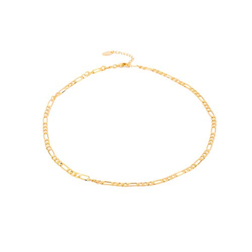 Fremttly Choker Necklaces_ Handmade Simple Delicate Jewelry 14K Gold Plated Dainty Choker Necklaces for Women Girls for Mothers Day_CK_8 Chain Fremttly Choker Necklaces_ Handmade Simple Delicate Jewelry 14K Gold Plated Dainty Choker Necklaces for Women Girls for Mothers Day_CK_8 Chain